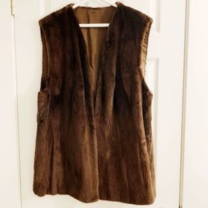 Vintage Real Sheared Mink Vest